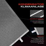 1x Kondensator Klimaanlage für Volvo C30 S40 II V50 C70 II 1.6L 1.8L 2.0L 2003-2012