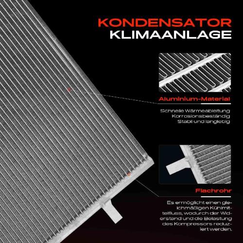 Frankberg 1x Kondensator Klimaanlage für Volvo C30 S40 II V50 C70 II 1.6L 1.8L 2.0L 2003-2012 Bild Frankberg 1x Kondensator Klimaanlage für Volvo C30 S40 II V50 C70 II 1.6L 1.8L 2.0L 2003-2012