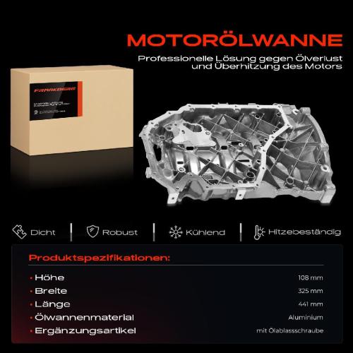 Frankberg 1x Ölwanne Motorölwanne für Audi A4 8K A5 8T 8F A6 4G Q5 8RB 1.8L 2.0L Bild Frankberg 1x Ölwanne Motorölwanne für Audi A4 8K A5 8T 8F A6 4G Q5 8RB 1.8L 2.0L