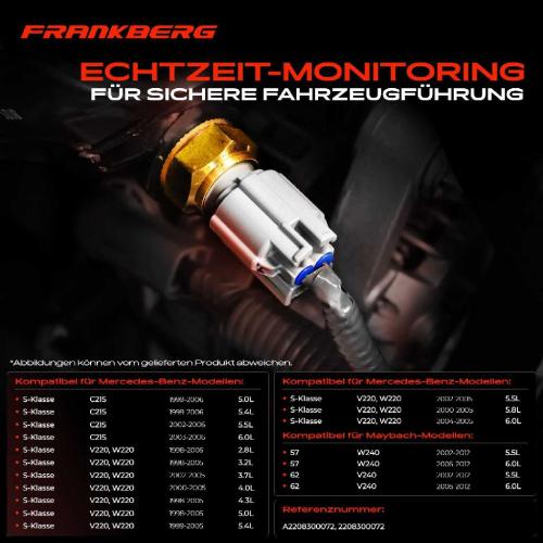 1x Kühlmitteltemperatur Sensor Temperatursensor für Mercedes-Benz V220 W220 C215 Bild 1x Kühlmitteltemperatur Sensor Temperatursensor für Mercedes-Benz V220 W220 C215