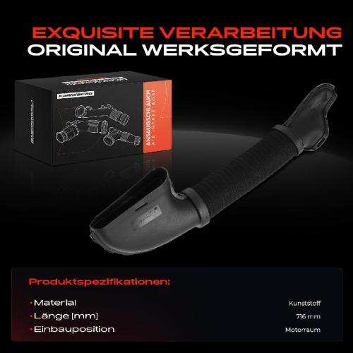 Frankberg 1x Ansaugschlauch, Luftfilter für Mercedes-Benz W204 S204 C 180 200 Kompressor Bild Frankberg 1x Ansaugschlauch, Luftfilter für Mercedes-Benz W204 S204 C 180 200 Kompressor