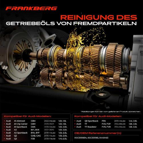 1x Getriebefilter Automatik Hydraulikfilter für VW Golf 7 8 Audi A3 TT Skoda Seat Bild 1x Getriebefilter Automatik Hydraulikfilter für VW Golf 7 8 Audi A3 TT Skoda Seat