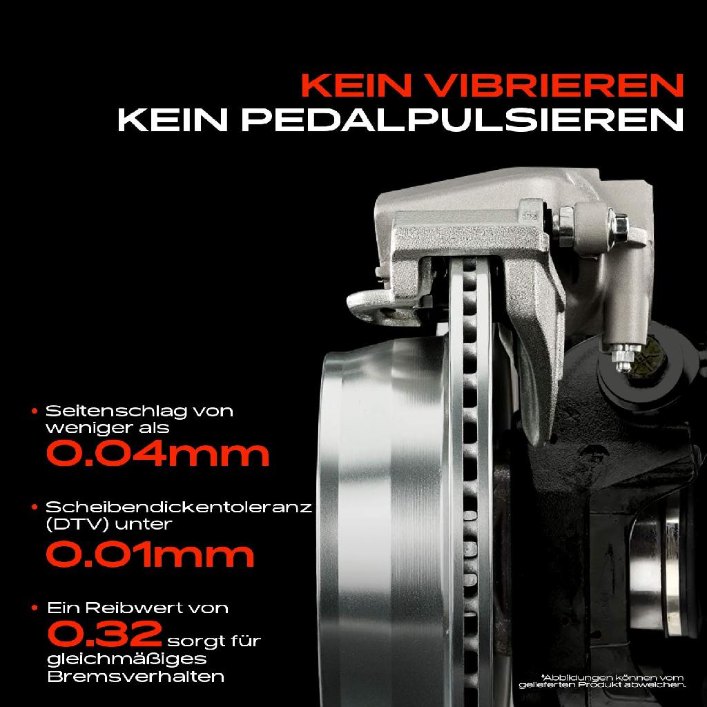 2x Bremsscheiben Vorderachse für Suzuki Grand Vitara I FT HT 2.0L 2.5L 2.7L 1998-2006