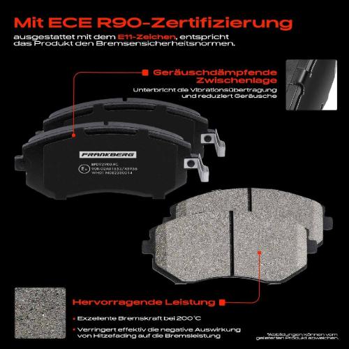 4x Bremsbeläge Vorderachse für Subaru BRZ Forester Impreza Schrägheck Station Wagon Stufenheck Legacy IV V Bild 4x Bremsbeläge Vorderachse für Subaru BRZ Forester Impreza Schrägheck Station Wagon Stufenheck Legacy IV V