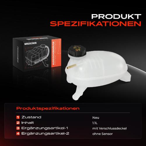 1x Ausgleichsbehälter Kühlmittelbehälter für Ford Kuga 2 II DM2 1.5L 2.0L Bj ab 2016 Bild 1x Ausgleichsbehälter Kühlmittelbehälter für Ford Kuga 2 II DM2 1.5L 2.0L Bj ab 2016