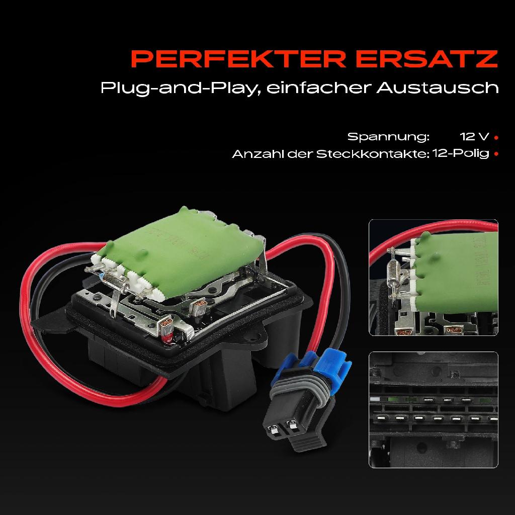 1x Widerstand Vorwiderstand Gebläsemotor für Renault Clio II BB CB Thalia I LB