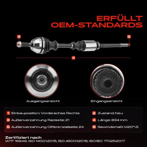 Frankberg 1x Antriebswelle Vorderachse Rechts für Peugeot 205 I II Citroën C15 Visa Bild Frankberg 1x Antriebswelle Vorderachse Rechts für Peugeot 205 I II Citroën C15 Visa