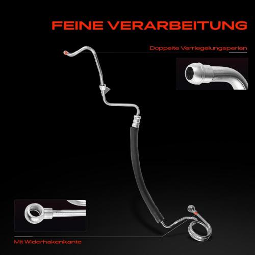 1x Servolenkung Schlauch für VW Passat 3B Skoda Superb I 3U Audi A4 8D B5 A6 4B C5 Bild 1x Servolenkung Schlauch für VW Passat 3B Skoda Superb I 3U Audi A4 8D B5 A6 4B C5