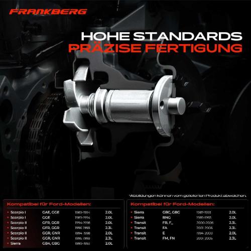 Frankberg 1x Wasserpumpe Kühlwasserpumpe für Ford Transit E Scorpio GGR Sierra GBC 2.0L 2.3L Bild Frankberg 1x Wasserpumpe Kühlwasserpumpe für Ford Transit E Scorpio GGR Sierra GBC 2.0L 2.3L
