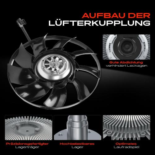 1x Lüfterkupplung Kühlerlüfte für Land Rover Range Rover III IV Sport Defender Bild 1x Lüfterkupplung Kühlerlüfte für Land Rover Range Rover III IV Sport Defender