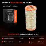 2x Luftfilter Filtereinsatz für VW Polo Lupo Audi A2 Seat Arosa 1.2 1.4 1.6 1.9