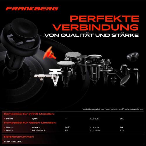 10x Befestigungsclips Stoßstange für Nissan Armada Pathfinder III Infiniti QX56 Bild 10x Befestigungsclips Stoßstange für Nissan Armada Pathfinder III Infiniti QX56