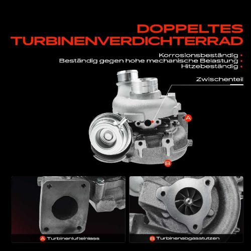 1x Abgasturbolader für VW LT 28-35 II Bus 2DB 2DE 2DK LT 28-46 II Kasten Pritsche/Fahrgestell 2DC 2DF 2DG Bild 1x Abgasturbolader für VW LT 28-35 II Bus 2DB 2DE 2DK LT 28-46 II Kasten Pritsche/Fahrgestell 2DC 2DF 2DG