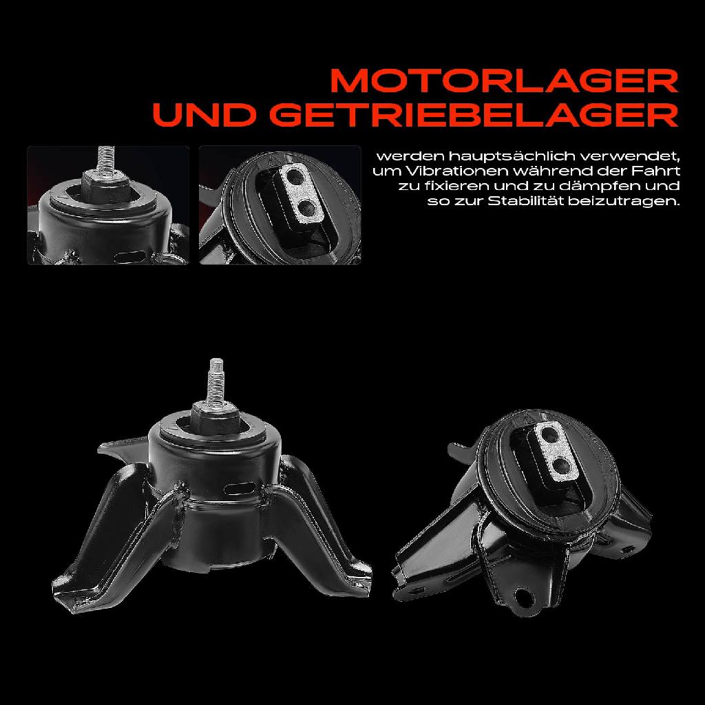 1x Motorlager Drehmomentstützlager Getriebelagerlager Vorne Links für Hyundai iX35 EL KIA Sportage SL 2.0L