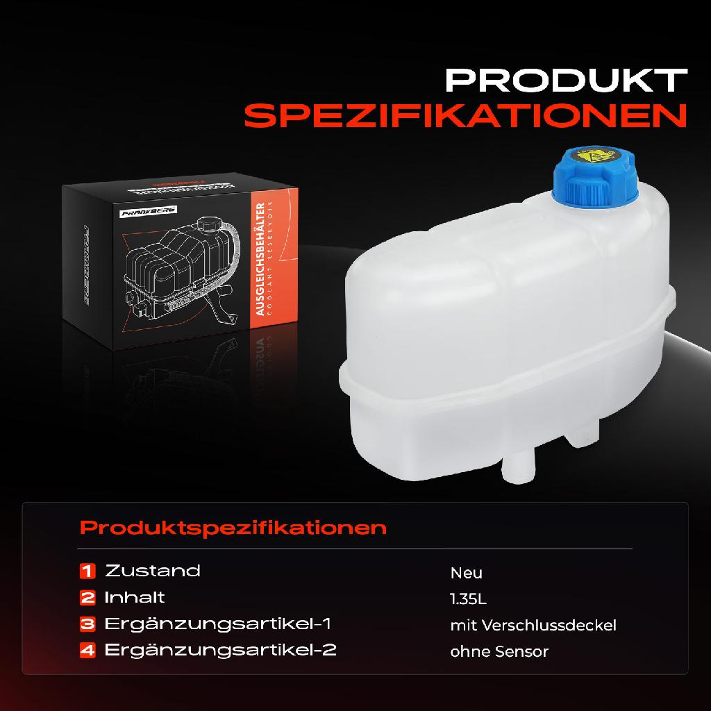 1x Ausgleichsbehälter Kühlmittelbehälter für Fiat Siena Strada KIA Rio III UB