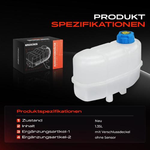 Frankberg 1x Ausgleichsbehälter Kühlmittelbehälter für Fiat Siena Strada KIA Rio III UB Bild Frankberg 1x Ausgleichsbehälter Kühlmittelbehälter für Fiat Siena Strada KIA Rio III UB