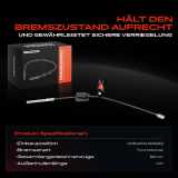 1x Seilzug Feststellbremse Vorderachse beidseitig für Ford Fiesta V JH JD Fusion JU 2000-2012