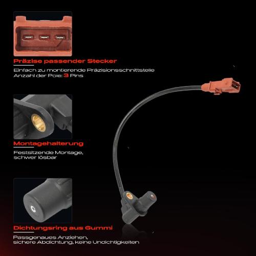 1x Kurbelwellensensor Impulsgeber für Citroën AX ZA Berlingo Saxo Xsara ZX Peugeot Bild 1x Kurbelwellensensor Impulsgeber für Citroën AX ZA Berlingo Saxo Xsara ZX Peugeot