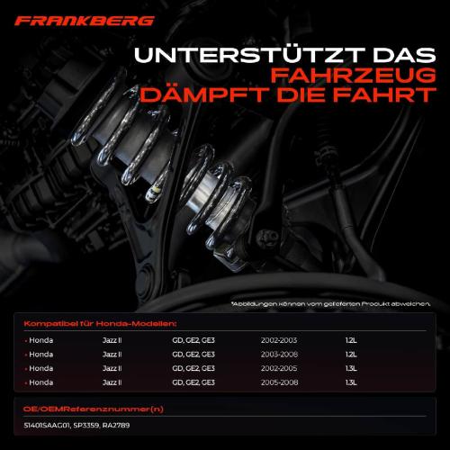 2x Fahrwerksfeder Vorderachse für Honda Jazz II GD GE2 GE3 1.2L 1.3L 2002-2008 Bild 2x Fahrwerksfeder Vorderachse für Honda Jazz II GD GE2 GE3 1.2L 1.3L 2002-2008