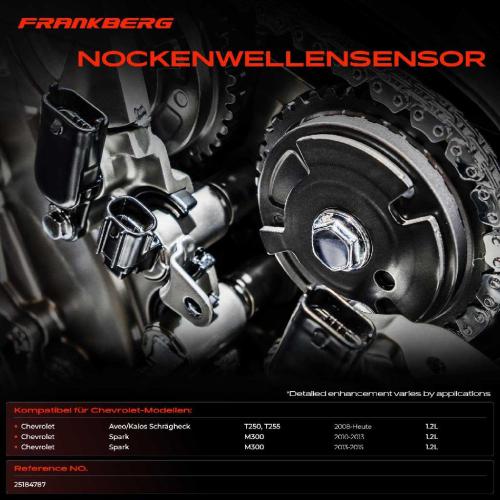 1x Nockenwellenposition Sensor für Chevrolet Aveo/Kalos T250 T255 1.2L Spark M300 1.0L 1.2L Bild 1x Nockenwellenposition Sensor für Chevrolet Aveo/Kalos T250 T255 1.2L Spark M300 1.0L 1.2L