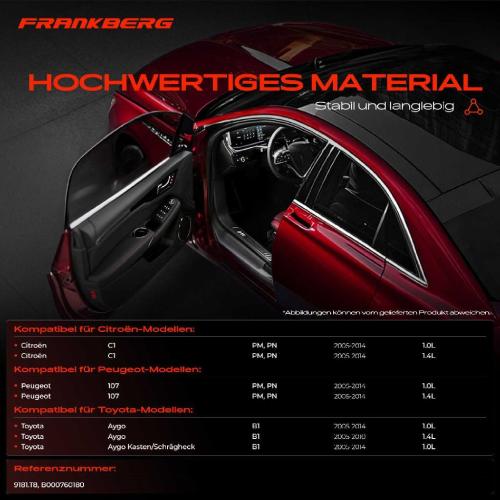 1x Türfeststeller Türfangband Türstopper Vorne für Peugeot 107 Citroën C1 Toyota B1 Bild 1x Türfeststeller Türfangband Türstopper Vorne für Peugeot 107 Citroën C1 Toyota B1