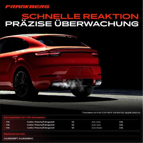 Frankberg 1x Abgastemperatursensor für VW Crafter Pritsche/Fahrgestell SZ 2.0L Bj ab 2016 Bild Frankberg 1x Abgastemperatursensor für VW Crafter Pritsche/Fahrgestell SZ 2.0L Bj ab 2016