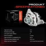 1x Lichtmaschine Generator für Fiat Ducato 250 290 Iveco Daily 3 4 5 6 Massif