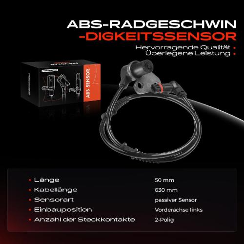 1x ABS Sensor Vorderachse links für Mercedes-Benz E-Klasse W210 E-Klasse T-Model S210 4.2L 4.3L 1995-2003 Bild 1x ABS Sensor Vorderachse links für Mercedes-Benz E-Klasse W210 E-Klasse T-Model S210 4.2L 4.3L 1995-2003