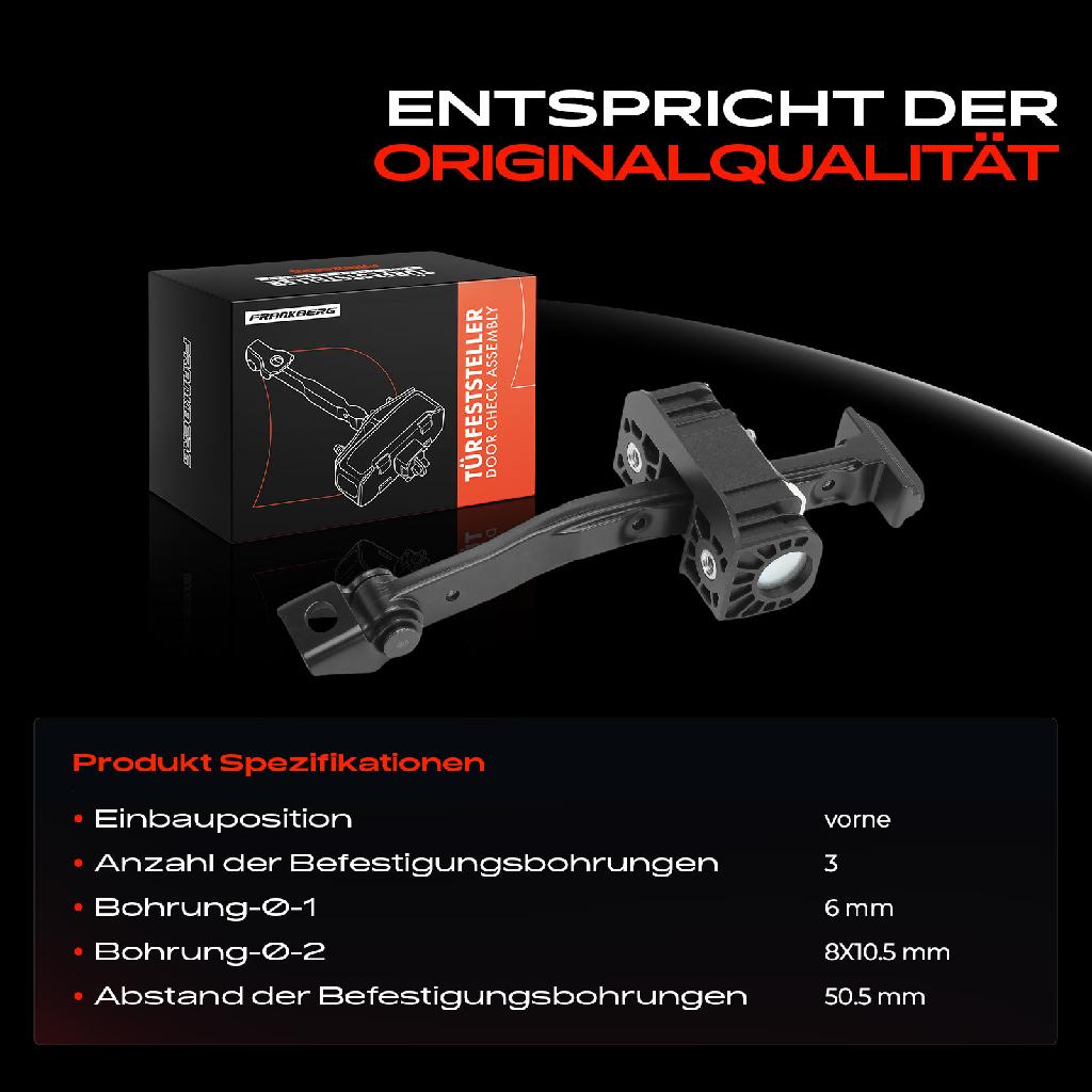 1x Türfeststeller Türfangband Türstopper Vorne für BMW 5er F10 F11 2009-2016