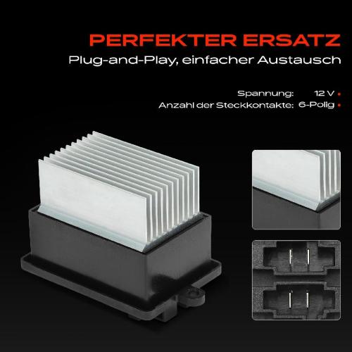 1x Widerstand Vorwiderstand Gebläsemotor für Citroën C4 Grand Picasso II DA DE Bild 1x Widerstand Vorwiderstand Gebläsemotor für Citroën C4 Grand Picasso II DA DE