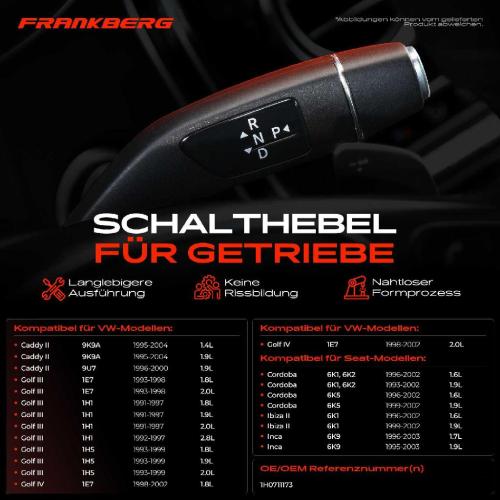 1x Wählstange Schaltstange für VW Golf 1H1 1E7 1H5 Polo Vento Seat Cordoba Ibiza Bild 1x Wählstange Schaltstange für VW Golf 1H1 1E7 1H5 Polo Vento Seat Cordoba Ibiza