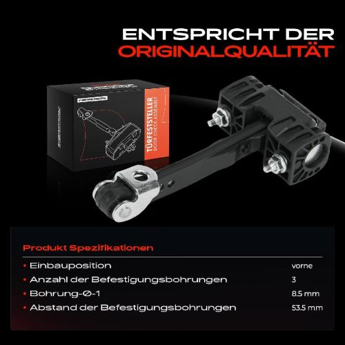 1x Türfeststeller Türfangband Türstopper Vorne für Peugeot 508 SW Kasten/Kombi I 8E 8D Bild 1x Türfeststeller Türfangband Türstopper Vorne für Peugeot 508 SW Kasten/Kombi I 8E 8D