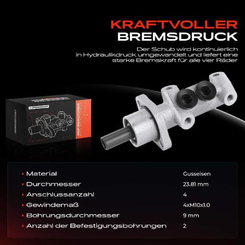 1x Hauptbremszylinder Bremszylinder für Renault Megane KA Scénic FA0 JA0/1 Bild 1x Hauptbremszylinder Bremszylinder für Renault Megane KA Scénic FA0 JA0/1