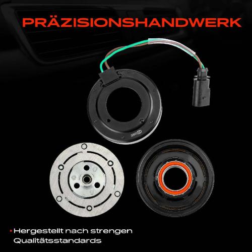 1x Magnetkupplung Klimakompressor für VW Jetta IV Sharan Beetle CC Seat Alhambra Bild 1x Magnetkupplung Klimakompressor für VW Jetta IV Sharan Beetle CC Seat Alhambra