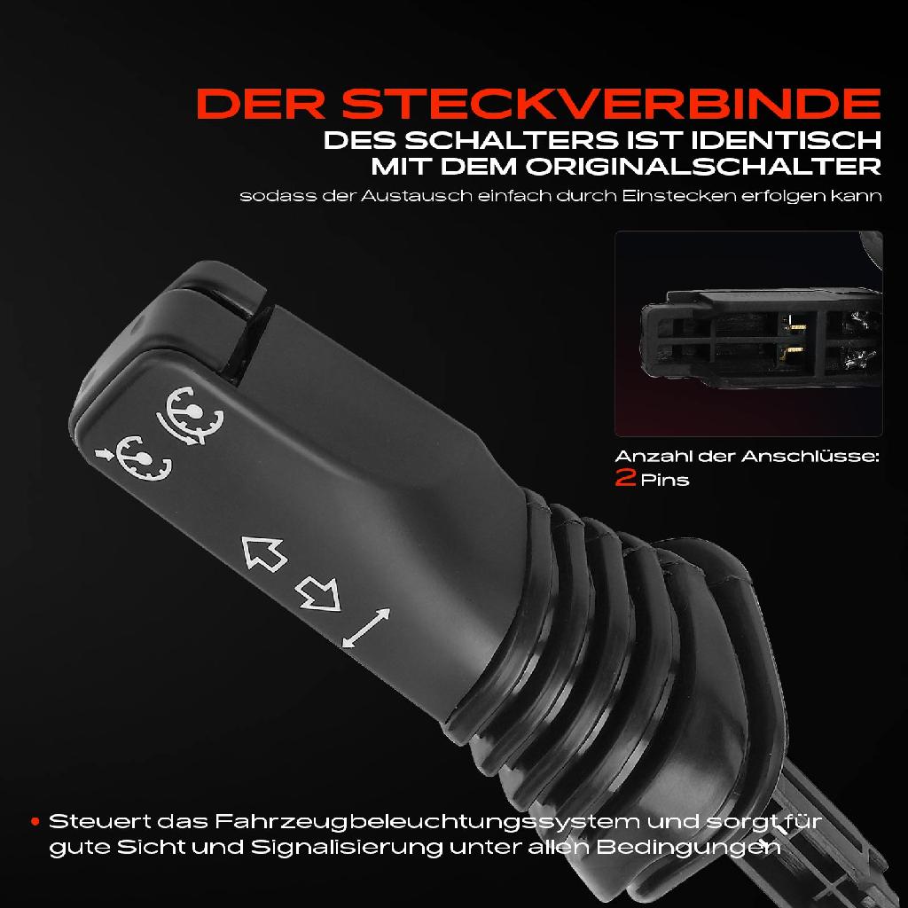 1x Kombischalter Lenkstockschalter für Opel Astra H Caravan A04 Zafira Family B A05