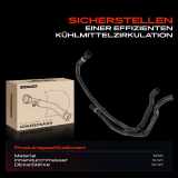 1x Kühlerschlauch Kühlwasserschlauch für BMW 1er F20 3er Touring F30 F80 F31 1.6L