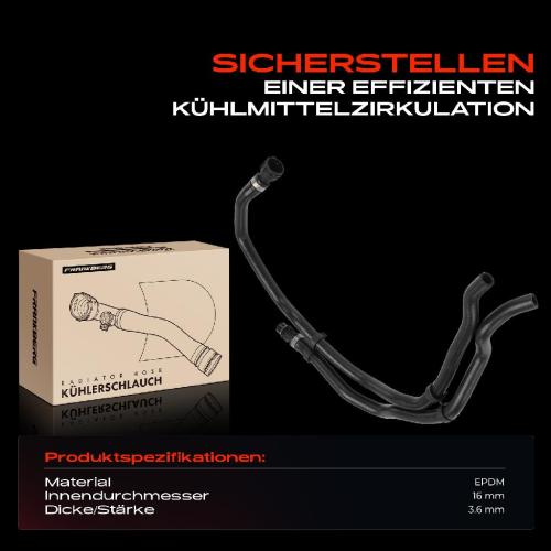 1x Kühlerschlauch Kühlwasserschlauch für BMW 1er F20 3er Touring F30 F80 F31 1.6L Bild 1x Kühlerschlauch Kühlwasserschlauch für BMW 1er F20 3er Touring F30 F80 F31 1.6L