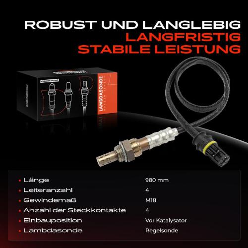 1x Lambdasonde Regelsonde Vor Katalysator für BMW 3er E46 E36 320-330 5er E39 520 528i mit Stecker Bild 1x Lambdasonde Regelsonde Vor Katalysator für BMW 3er E46 E36 320-330 5er E39 520 528i mit Stecker