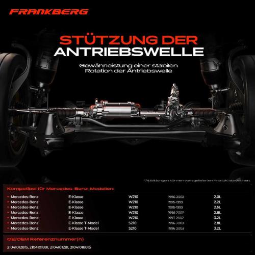 1x Lagerung Gelenkwelle Kardanwellenlager für Mercedes-Benz E-Klasse T-Model W210 S210 Bild 1x Lagerung Gelenkwelle Kardanwellenlager für Mercedes-Benz E-Klasse T-Model W210 S210