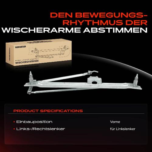 Frankberg 1x Wischergestänge Vorne für VW Passat Variant 33B 1.8L Bild Frankberg 1x Wischergestänge Vorne für VW Passat Variant 33B 1.8L