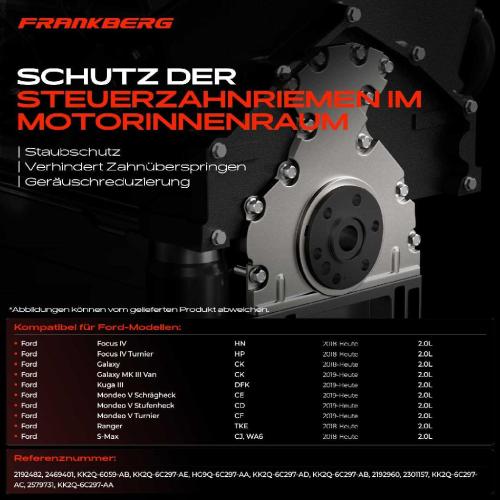 1x Steuergehäuse Abdeckung Steuerkette Deckel für Ford Focus IV Galaxy Kuga III Ranger Bild 1x Steuergehäuse Abdeckung Steuerkette Deckel für Ford Focus IV Galaxy Kuga III Ranger