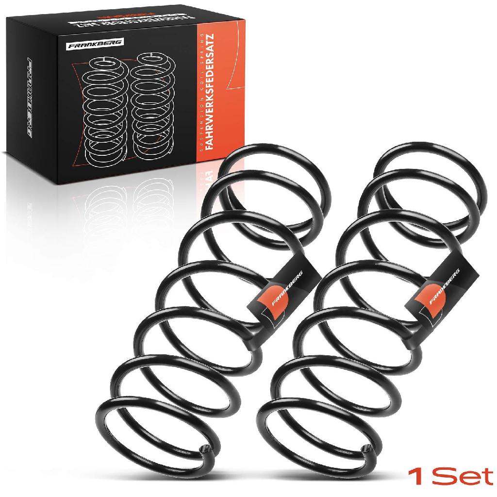Frankberg 2x Fahrwerksfeder Hinterachse für Mazda 121 II DB 1.3L 1990-1996
