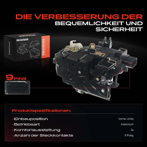 1x Türschloss Vorne Links für Audi TT Roadster 8N9 1.8L 3.2L 1999-2006 Bild 1x Türschloss Vorne Links für Audi TT Roadster 8N9 1.8L 3.2L 1999-2006