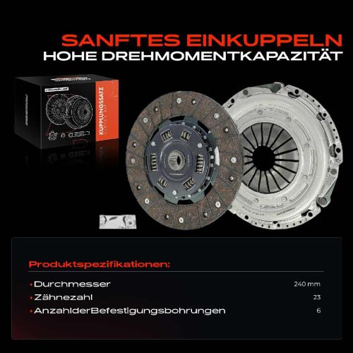 Frankberg 1x Kupplungssatz für VW Golf VII Variant Passat CC Alltrack Scirocco Audi A3 Cabriolet Limousine Seat Bild Frankberg 1x Kupplungssatz für VW Golf VII Variant Passat CC Alltrack Scirocco Audi A3 Cabriolet Limousine Seat