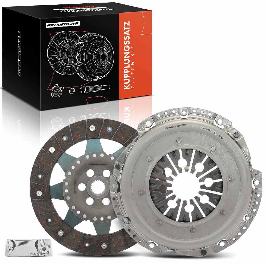 Frankberg 1x Kupplungssatz für Ford C-Max Focus II Cabriolet Stufenheck Turnier Galaxy Kuga I Mondeo IV S-Max Volvo