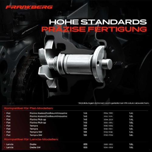 Frankberg 1x Wasserpumpe Kühlwasserpumpe für Fiat Tempra 159 Fiorino 146 Tipo 160 Uno Lancia Dedra 1.4L 1.6L Bild Frankberg 1x Wasserpumpe Kühlwasserpumpe für Fiat Tempra 159 Fiorino 146 Tipo 160 Uno Lancia Dedra 1.4L 1.6L