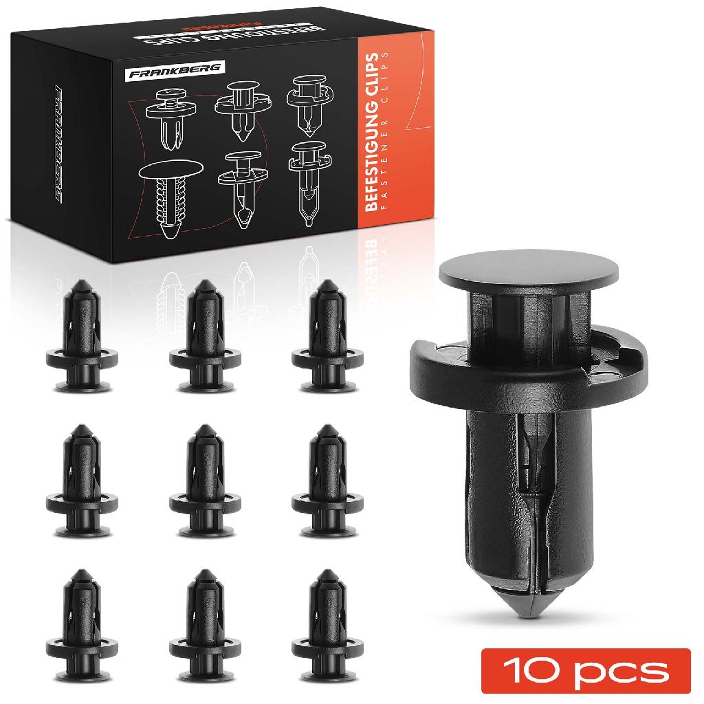 10x Befestigungsclips Stoßstange für Nissan Almera Primera X-Trail Honda Accord