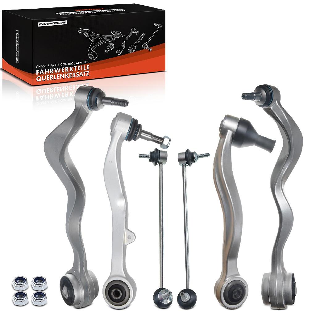 Frankberg 1x Querlenker Satz Vorderachse für BMW 5er E60 5er Touring E61 2.0L 2.2L 2.5L 3.0L 4.0L 4.4L 4.8L 2001-2010