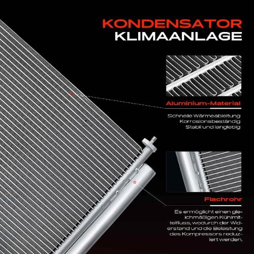 Frankberg 1x Kondensator Klimaanlage für KIA Rio II Stufenheck JB 1.4L 1.6L 2005-2011 Bild Frankberg 1x Kondensator Klimaanlage für KIA Rio II Stufenheck JB 1.4L 1.6L 2005-2011
