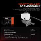 1x Hauptbremszylinder Bremszylinder für Toyota Land Cruiser Prado J12 3.0L 4.0L